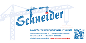Kundenlogo von Bauunternehmung Schneider GmbH