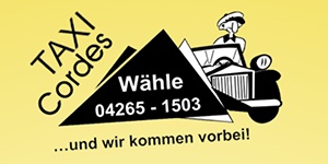 Kundenlogo von Cordes Taxi