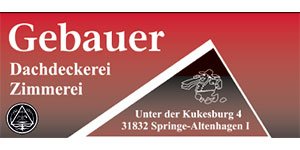 Kundenlogo von Gebauer Dachdeckerei u. Zimmerei