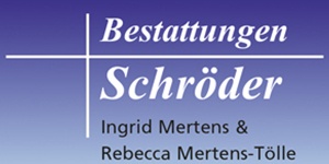 Kundenlogo von Bestattungen Schröder GmbH & Co. KG Inh. Ingrid Mertens Kundenlogo von Bestattungen Schröder GmbH & Co. KG Inh. Ingrid Mertens