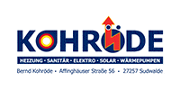 Kundenlogo Kohröde Bernd Heizung Sanitär und Elektro