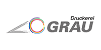 Kundenlogo Druckerei Grau