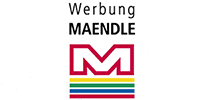 Kundenlogo Mändle Werbung Sieb-Digitaldruck, Beschriftung