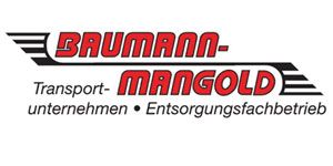Kundenlogo von Baumann-Mangold Transporte GmbH