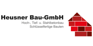 Kundenlogo von Heusner Bau-GmbH Hoch-, Tief- u. Stahlbau