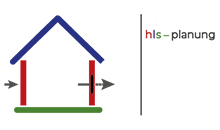 Kundenlogo von hls planung - Ingenieurbüro für Gebäudetechnik