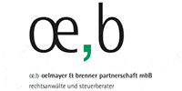 Kundenlogo oe,b oelmayer & brenner partnerschaft mbB Rechtsanwälte u. Steuerberater Kundenlogo oe,b oelmayer & brenner partnerschaft mbB Rechtsanwälte u. Steuerberater