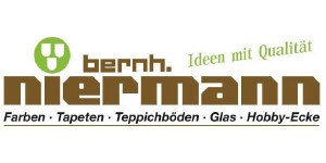 Kundenlogo von Malerfachgeschäft & Ausbildungsbetrieb Niermann Farben - Glas - Bodenbeläge Inh. Malermeister Andreas Steenken -