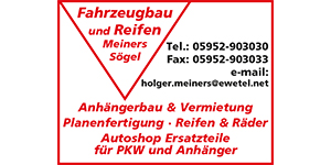 Kundenlogo von Reifen Meiners Fahrzeugbau u. Reparaturen Holger Meiners