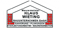 Kundenlogo Bauunternehmen Klaus Wieting GmbH