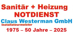 Kundenlogo von Claus Westerman GmbH Installateurmeister