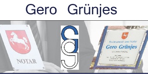 Kundenlogo von Grünjes Gero - RA & Notar - FA f. Erbrecht,  Steuerrecht