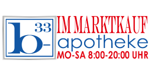 Kundenlogo von b33-Apotheke im Marktkauf Klaus Bellwinkel Kundenlogo von b33-Apotheke im Marktkauf Klaus Bellwinkel
