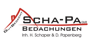 Kundenlogo von Scha-Pa Bedachungen GBR Inh. H. Schaper & D. Papenberg