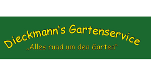 Kundenlogo von Dieckmann's Gartenservice