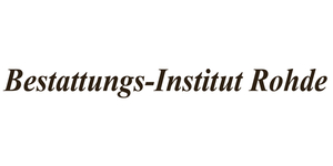 Kundenlogo von Bestattungsinstitut Rohde