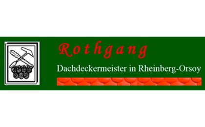 Kundenlogo von Rothgang Dachdecker-Meisterbetrieb