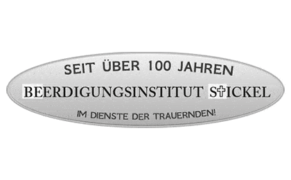 Kundenlogo Beerdigungsinstitut Stickel