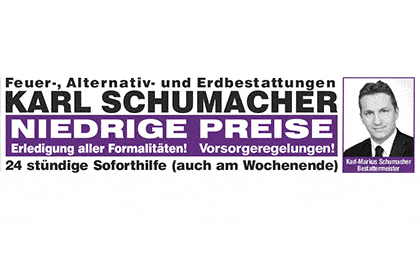 Kundenlogo Schumacher Beerdigungsinstitut