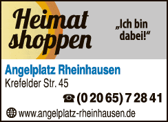 Anzeige Angelplatz Rheinhausen