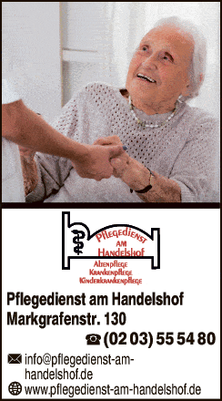 Anzeige Pflegedienst am Handelshof Ellen Eichel-Pajonczek