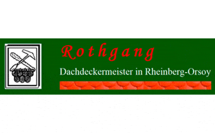 Kundenlogo Rothgang Dachdecker-Meisterbetrieb