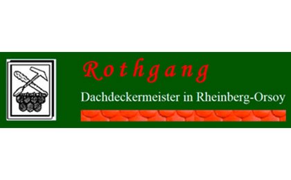 Kundenlogo von Rothgang Dachdecker-Meisterbetrieb