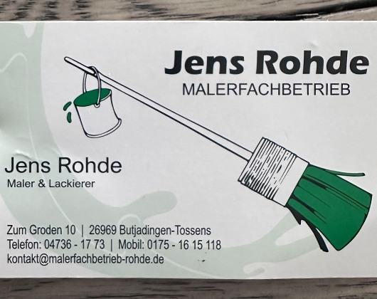 Kundenfoto 1 Jens Rohde u. Malerfachbetrieb Farben·Tapeten·Boden·Lacke