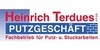 Kundenlogo von Terdues Heinrich Putzgeschäft GmbH
