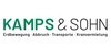 Logo von Kamps & Sohn GmbH Erdbewegung – Abbruch – Transporte - Kranvermietung