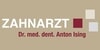 Kundenlogo von Ising Anton Dr. Zahnarzt