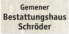 Kundenlogo von Schröder Günter Bestattungen