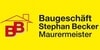 Kundenlogo von Becker Stephan Baugeschäft
