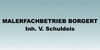 Kundenlogo von Malerfachbetrieb Borgert Inh. V. Schuldeis Malermeister