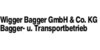 Kundenlogo von Wigger Bagger GmbH & Co. KG Bagger- und Transportbetrieb