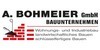Kundenlogo A. Bohmeier GmbH Bauunternehmen