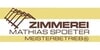 Kundenlogo von Zimmerei Mathias Spoeter GmbH & Co. KG