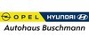 Kundenlogo von Autohaus Buschmann GmbH Opel Hyundai Chevrolet