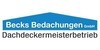 Logo von Becks Bedachungen GmbH