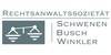 Logo von Schwenen, Busch & Winkler Rechtsanwaltssozietät