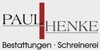 Kundenlogo von Henke Paul Bestattungen u. Schreinerei