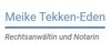 Kundenlogo von Tekken-Eden Meike Rechtsanwältin u. Notarin - privat
