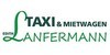 Logo von Taxi & Mietwagen Lanfermann, Dialyse - Chemo - Strahlen und Rollstuhltransport