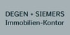 Kundenlogo von Degen + Siemers Immobilien-Kontor