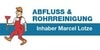 Kundenlogo von Abfluß- u. Rohrreinigung Inh. Marcel Lotze