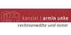 Kundenlogo von Kanzlei Armin Unke