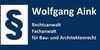 Kundenlogo von Aink Wolfgang Rechtsanwalt