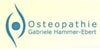 Kundenlogo von Hammer-Ebert Gabriele Heilpraktikerin & Praxis für Osteopathie