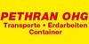 Kundenlogo von Pethran OHG Transporte, Erdarbeiten, Container
