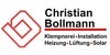Kundenlogo von Bollmann Christian Klempnerei, Installation, Heizung, Lüftung u. Solar